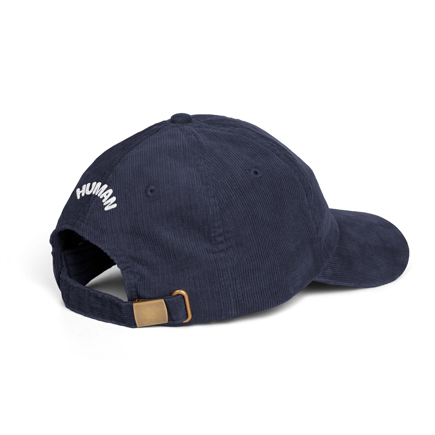 Delusion Front, Human Back Corduroy Cap (Embroidery)
