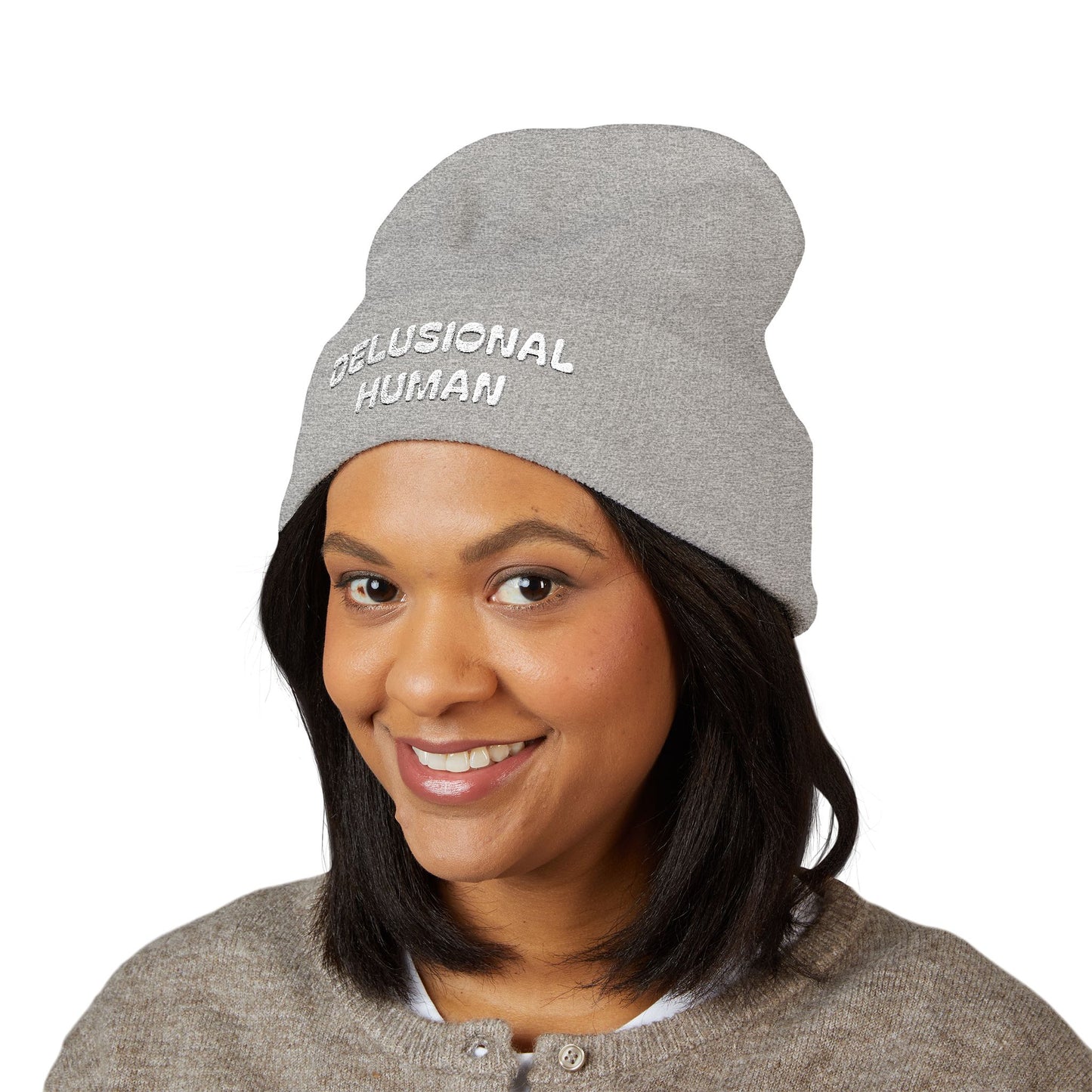Delusional Human Cuffed Beanie