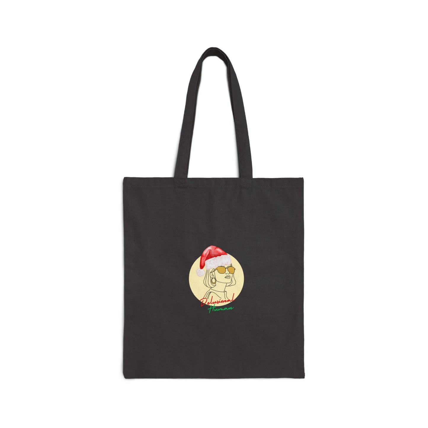 DELULU Hanukkah- Holiday Canvas Tote Bag
