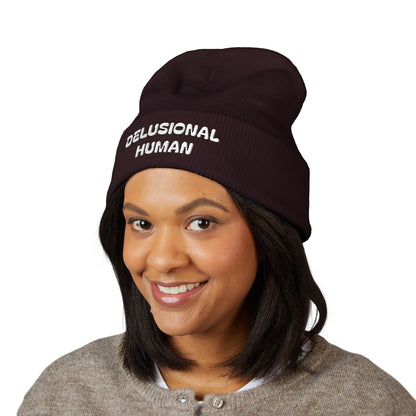 Delusional Human Cuffed Beanie