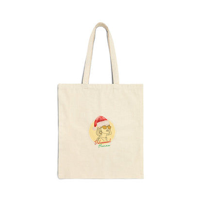 DELULU - Holiday Canvas Tote Bag