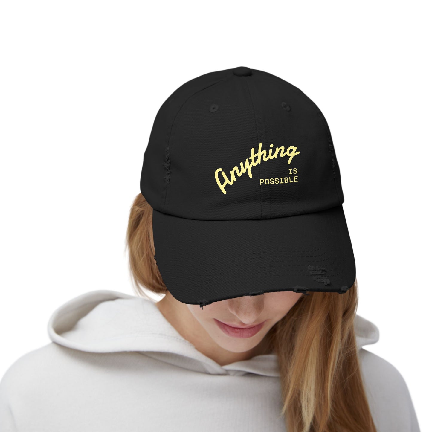 Anything Is Possible, Sunshine Theory Distressed Cap