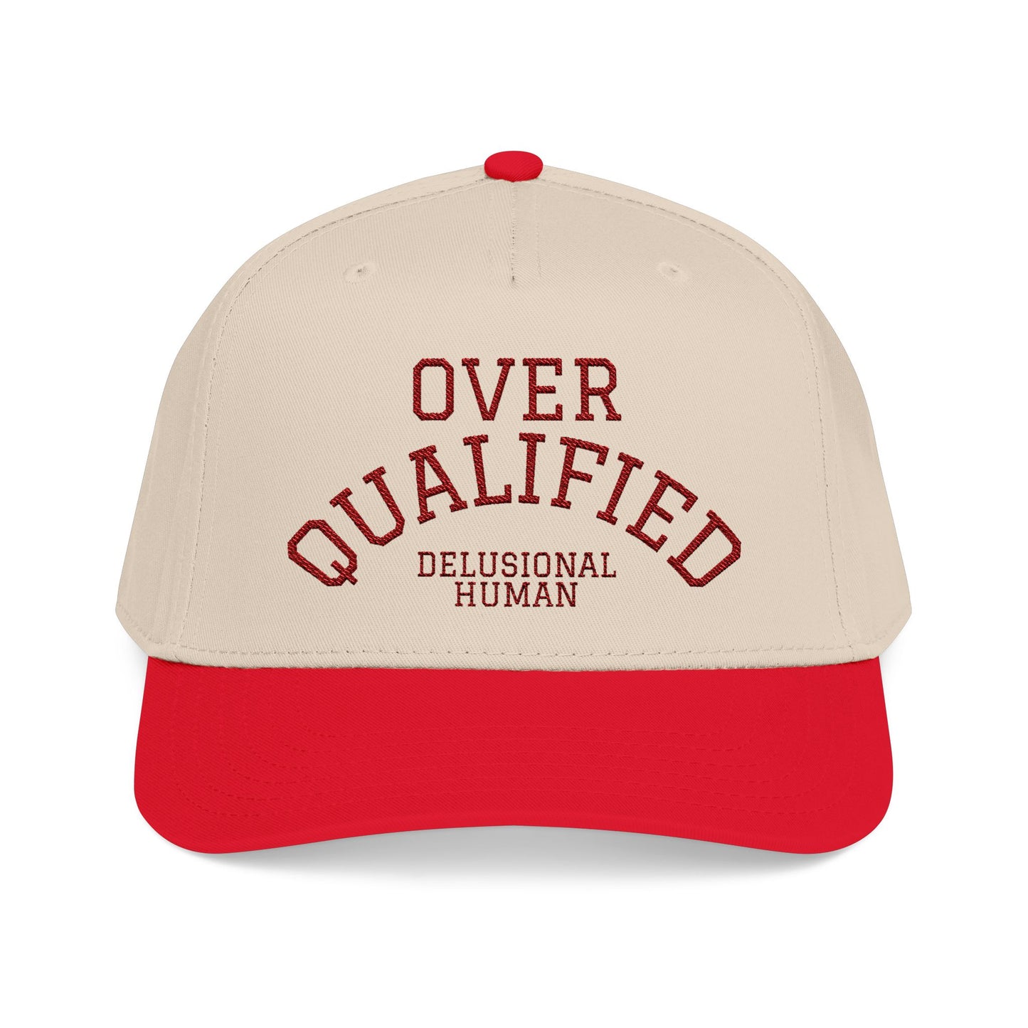 Embroidered- Over Qualified Baseball Cap