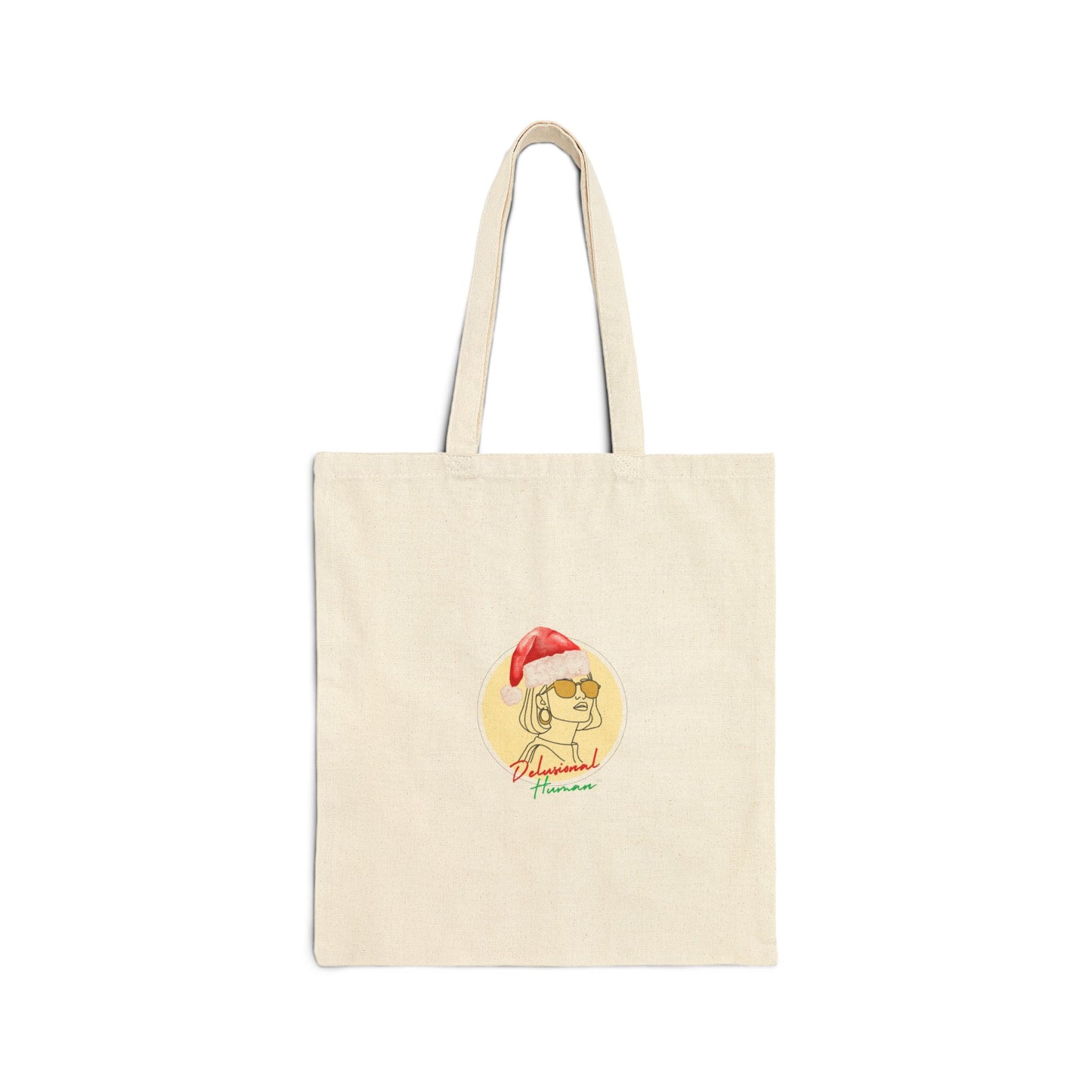 DELULU Hanukkah- Holiday Canvas Tote Bag