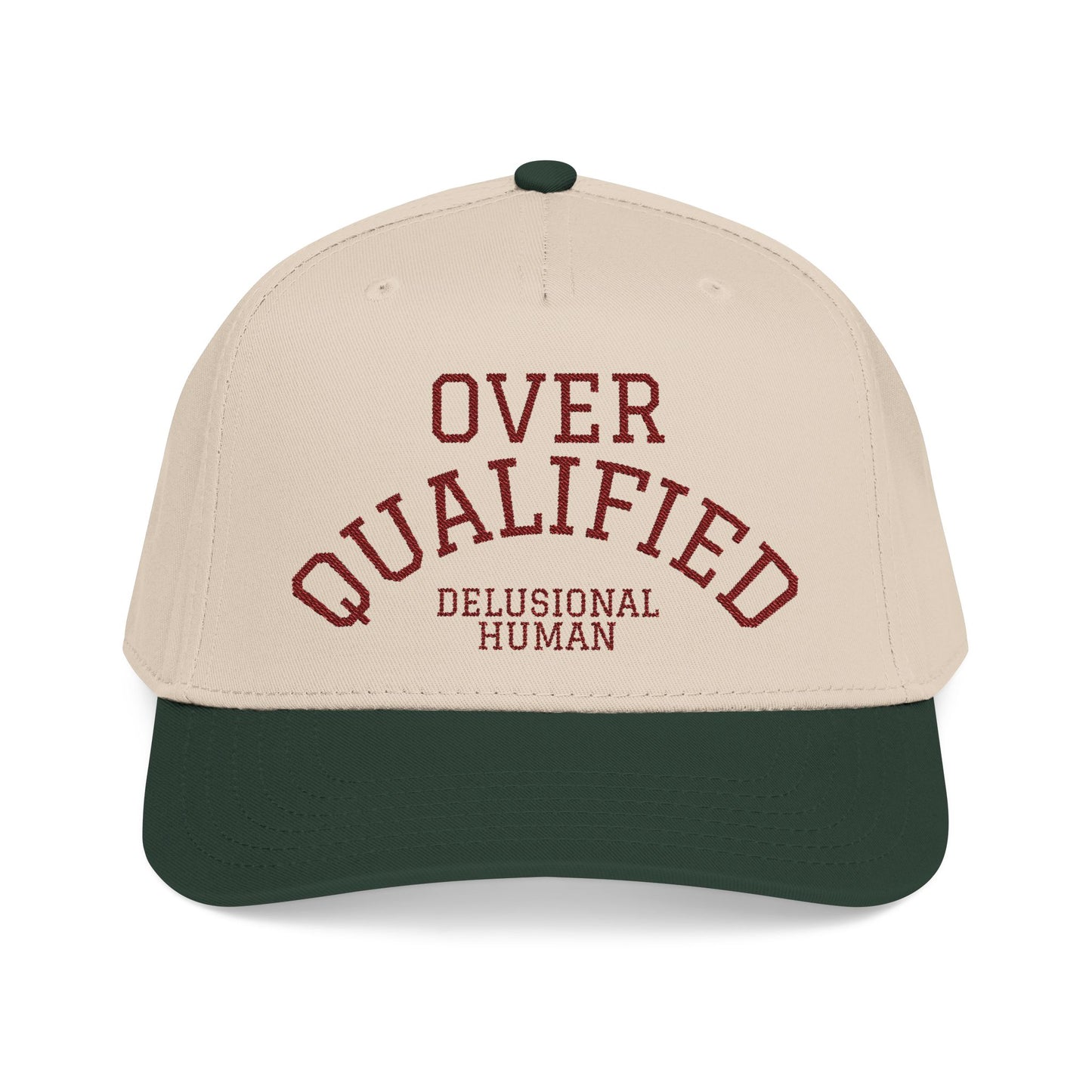 Embroidered- Over Qualified Baseball Cap
