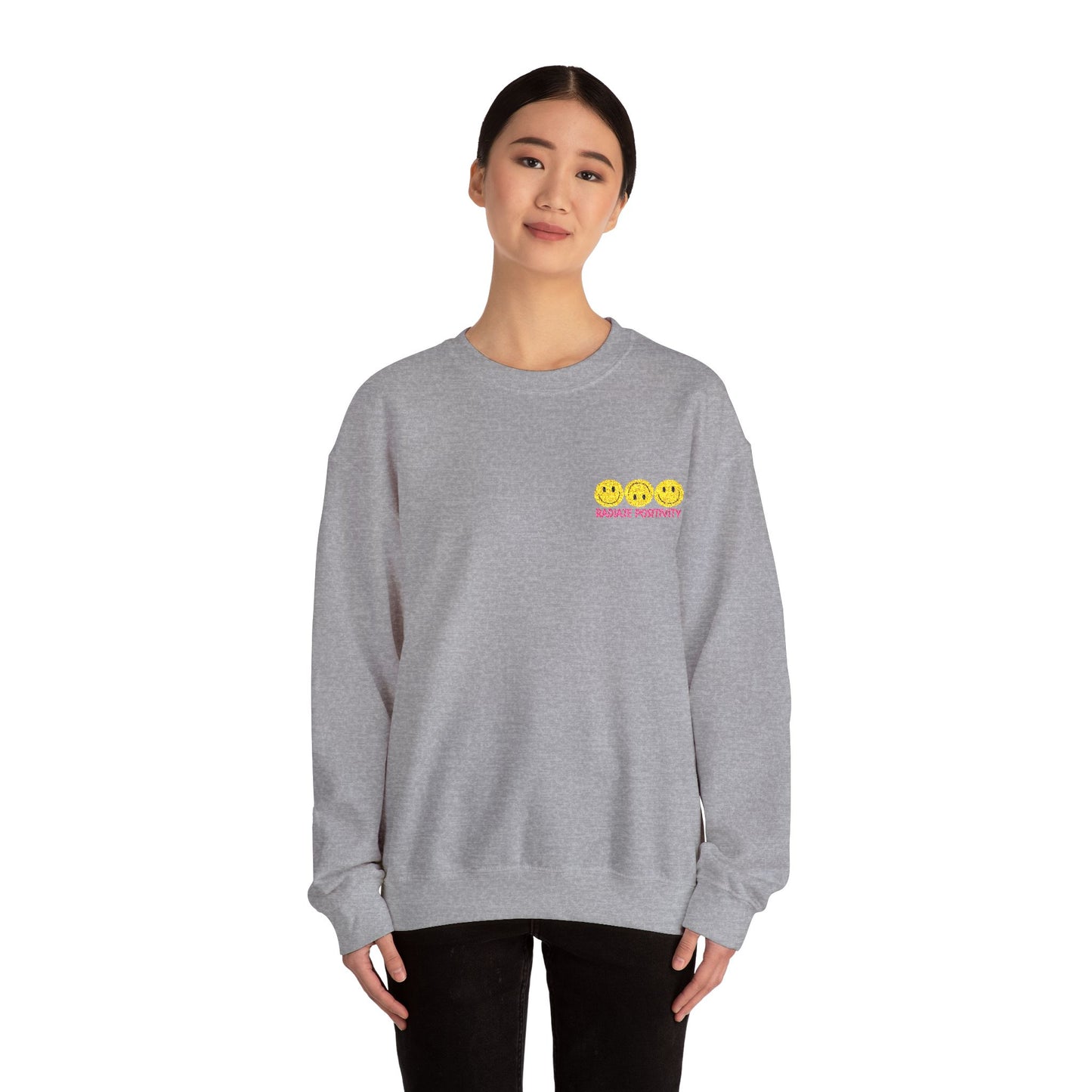 Radiate Positivity, Sunshine Theory Crewneck