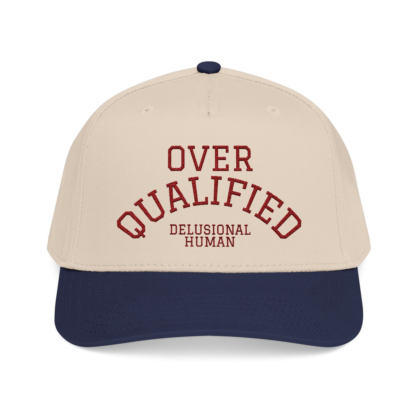 Embroidered- Over Qualified Baseball Cap
