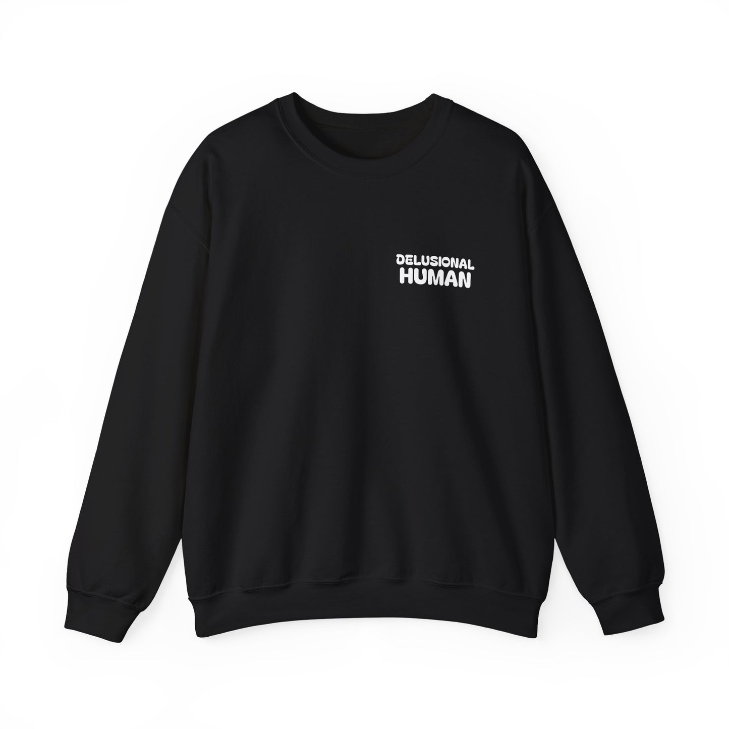 Shoot for Delusion Sweatshirt: A manifesto. A reminder that playing it safe never built empires, sparked movements, or rewrote the rules.