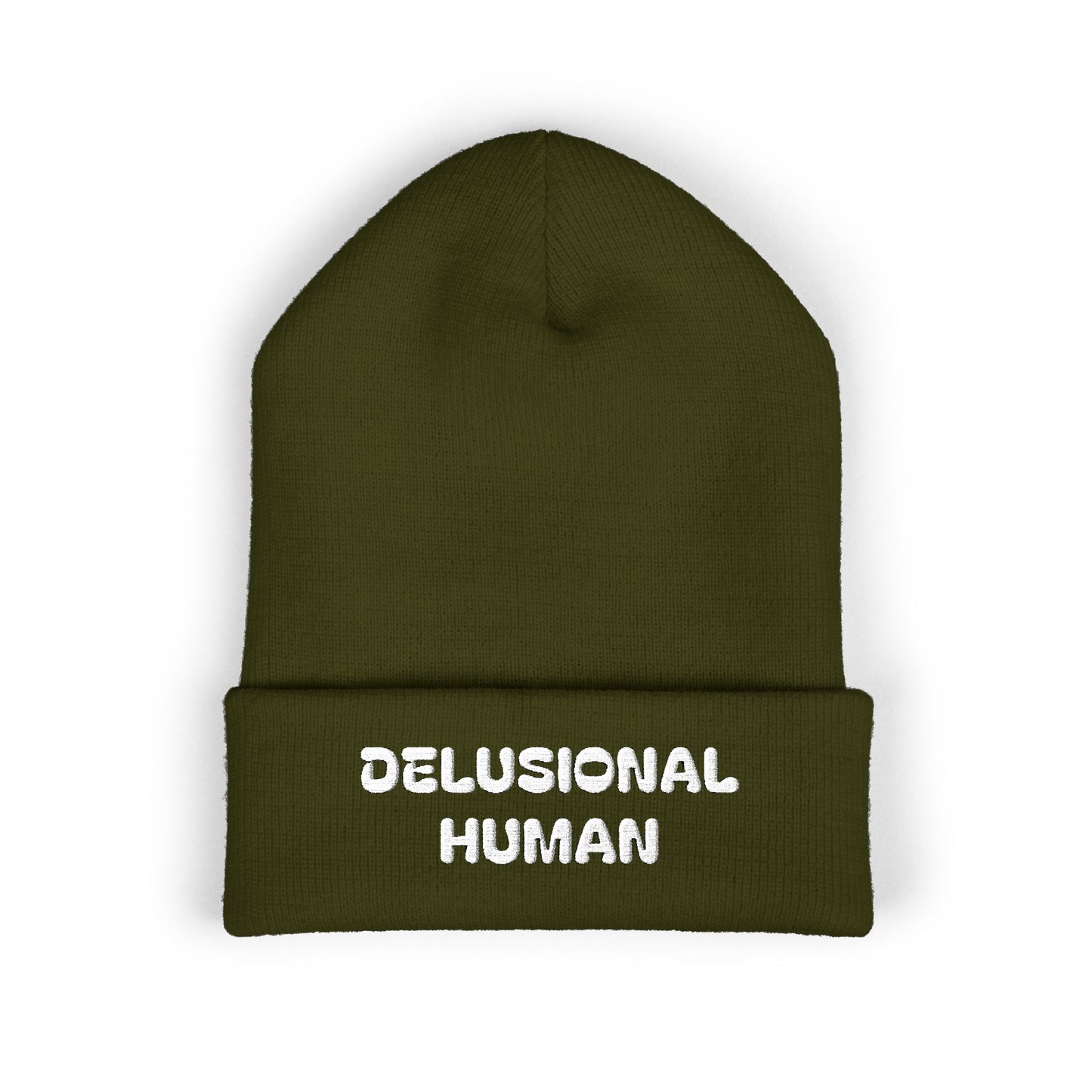 Delusional Human Cuffed Beanie