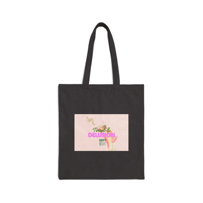 Tinsel & Delusion- Holiday Canvas Tote Bag