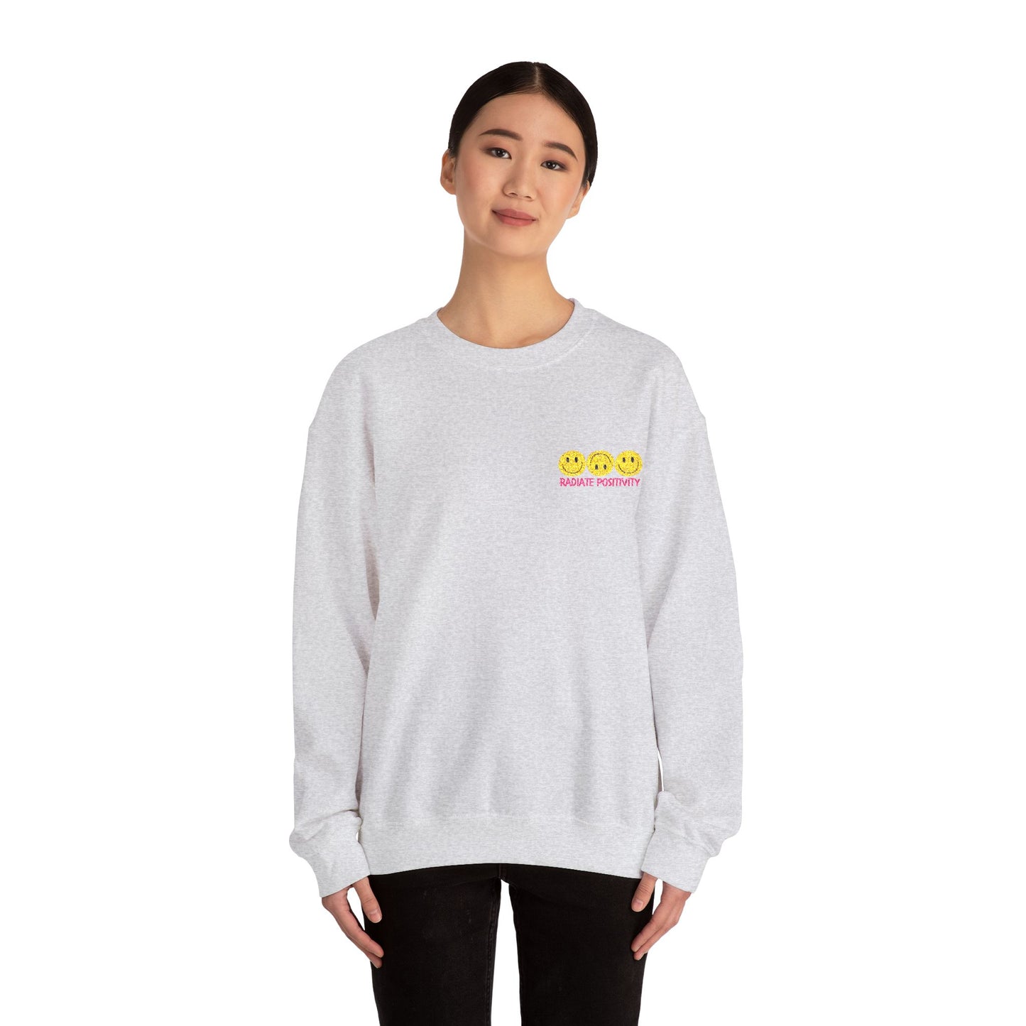 Radiate Positivity, Sunshine Theory Crewneck