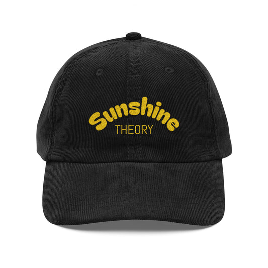 Sunshine Theory Vintage Corduroy Cap (Embroidery)