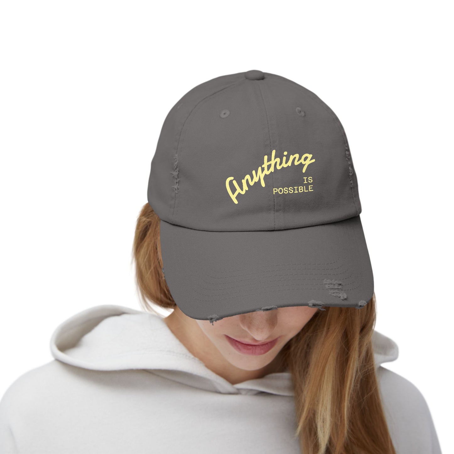 Anything Is Possible, Sunshine Theory Distressed Cap