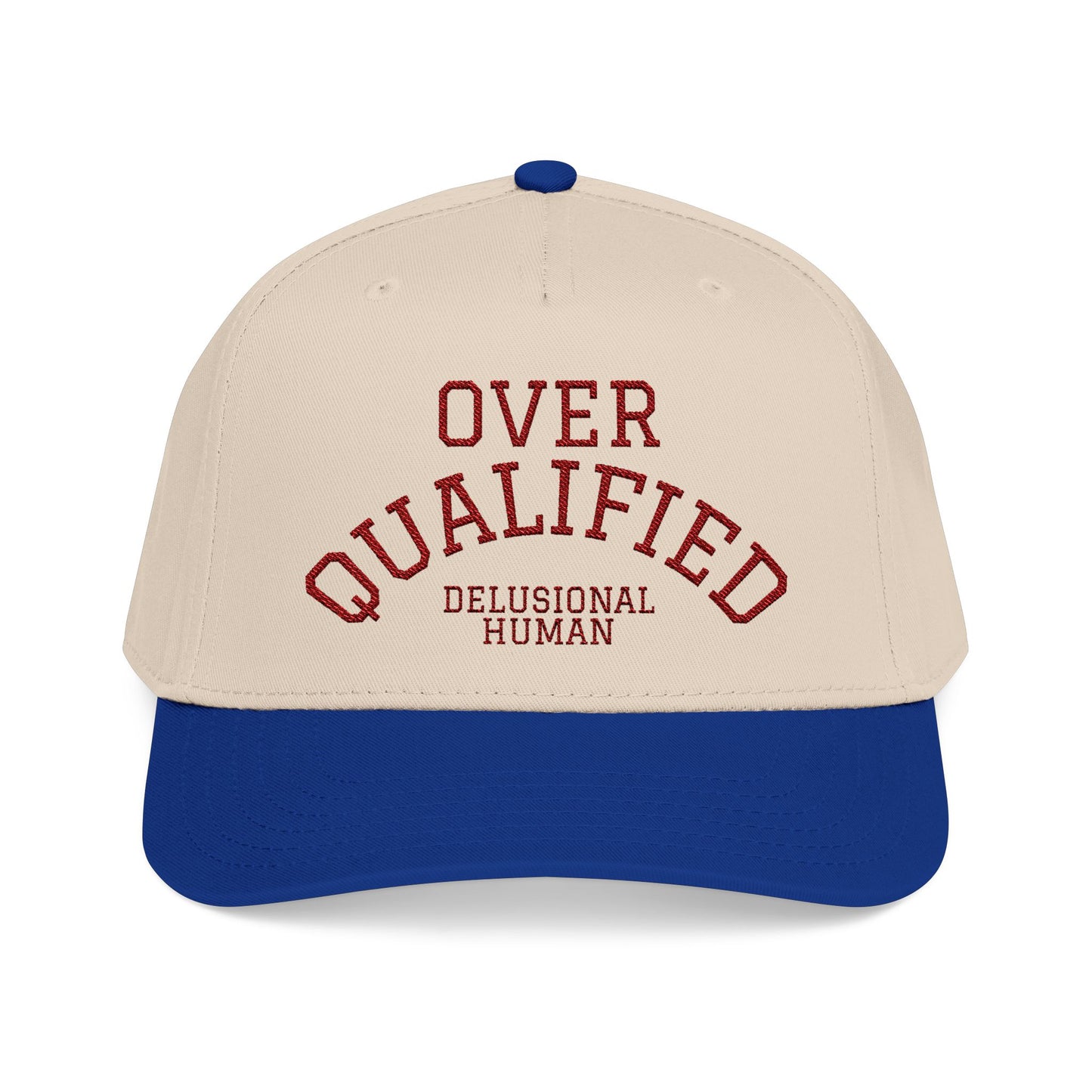 Embroidered- Over Qualified Baseball Cap