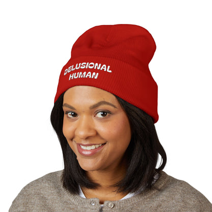 Delusional Human Cuffed Beanie