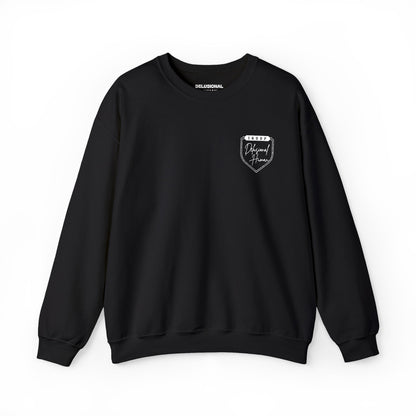 Embroidered Troop Delusional Human Crewneck
