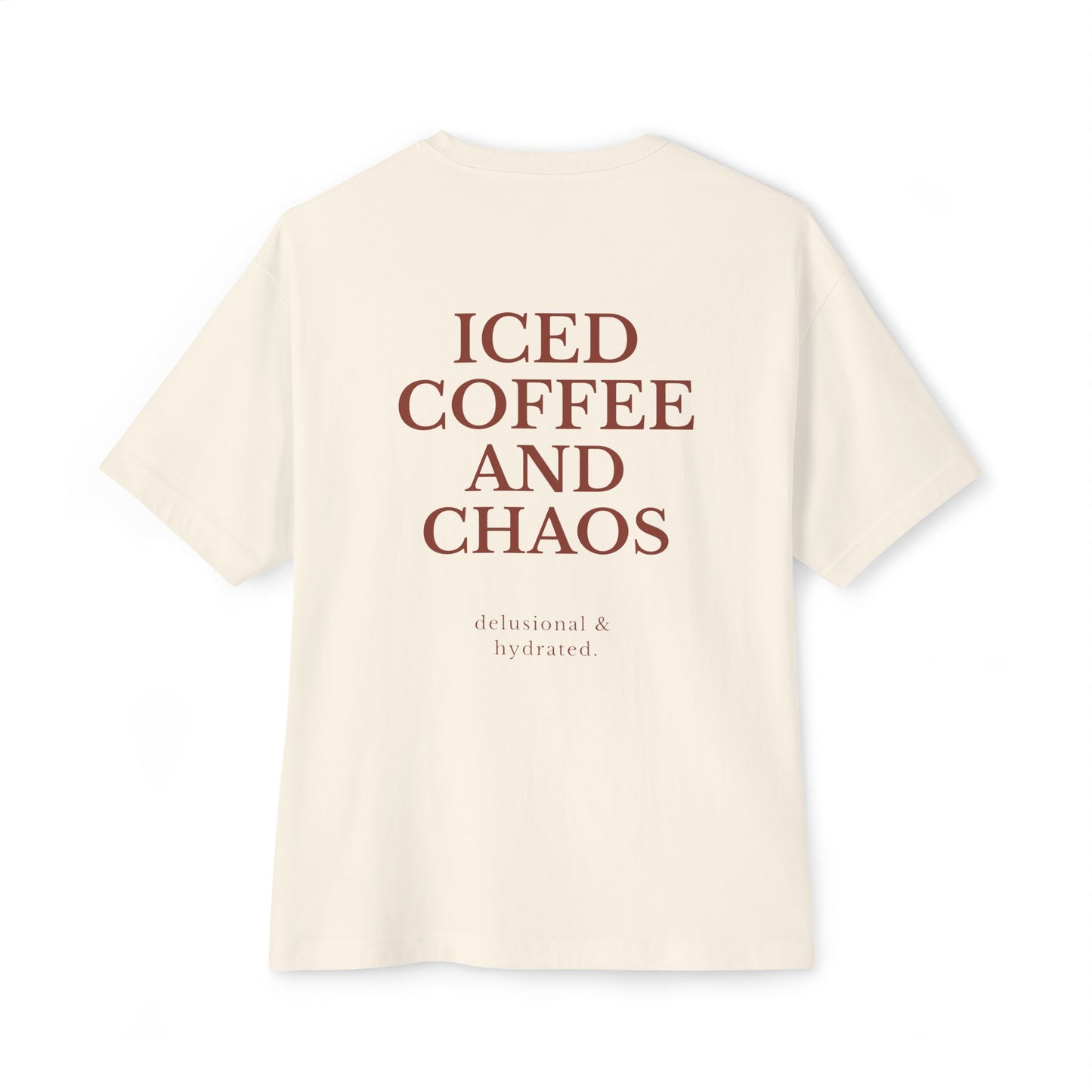 Iced Coffee and Chaos Boxy Tee