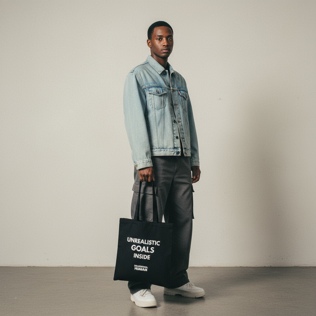 Unrealistic Goals Canvas Tote Bag