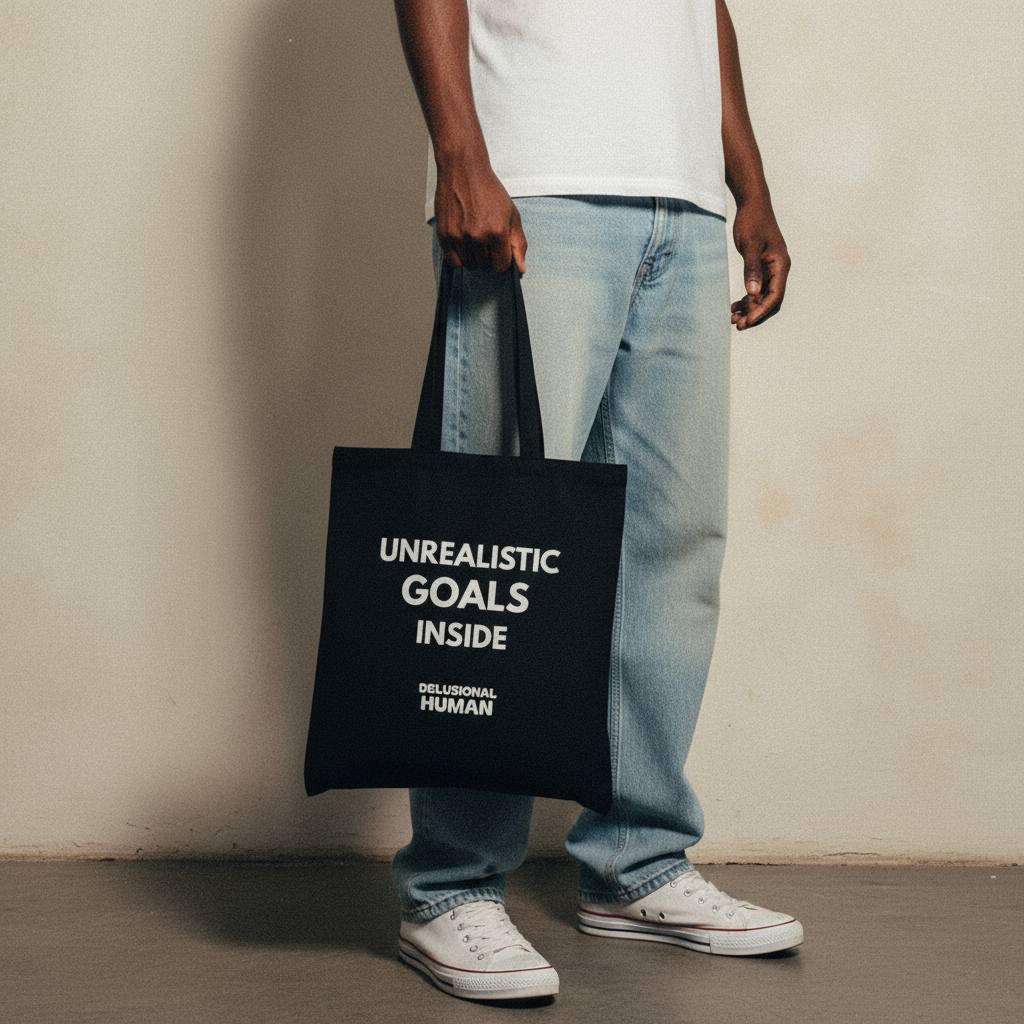 Unrealistic Goals Canvas Tote Bag
