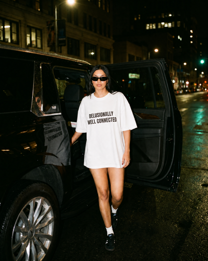 Delusionally Well Connected Box Tee