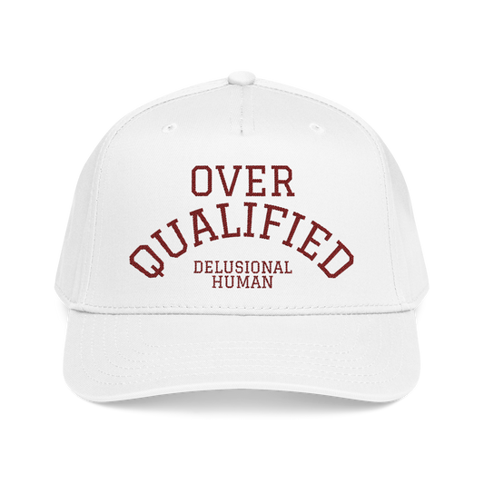 Embroidered- Over Qualified Baseball Cap