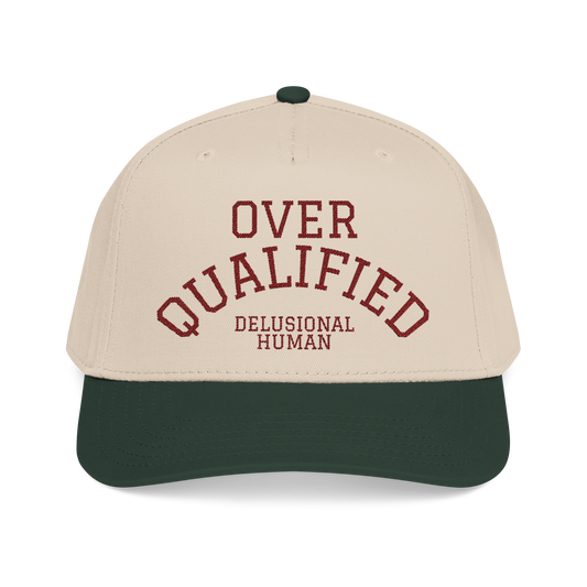 Embroidered- Over Qualified Baseball Cap