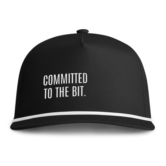 Committed To The Bit. Rope Cap