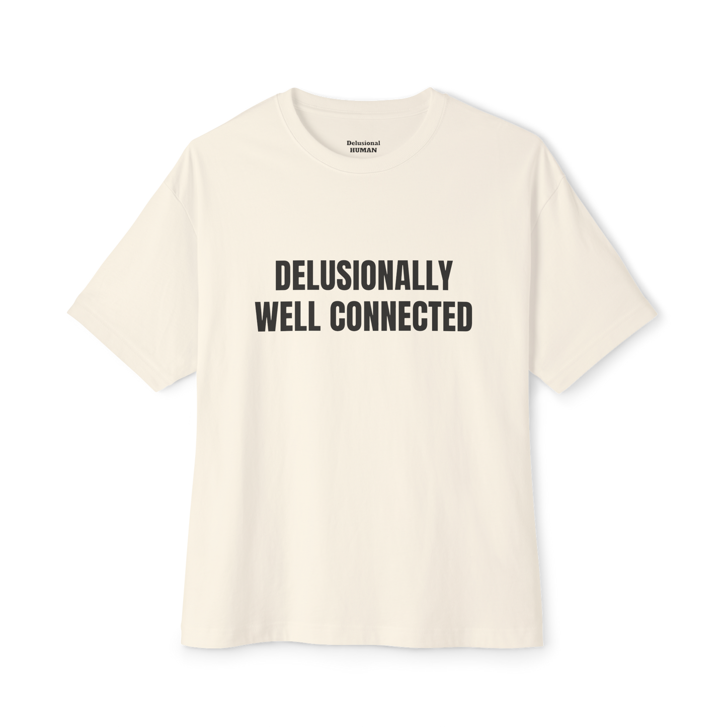 Delusionally Well Connected Oversized Tee
