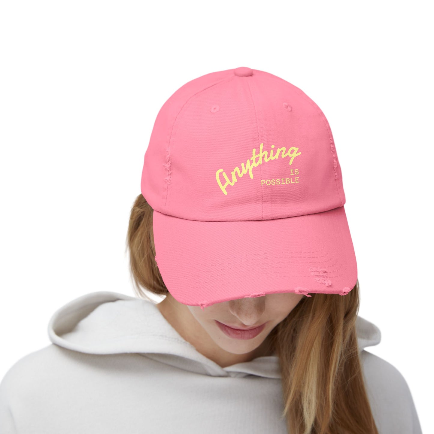 Anything Is Possible, Sunshine Theory Distressed Cap