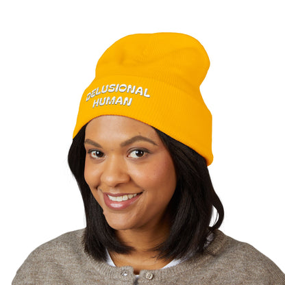 Delusional Human Cuffed Beanie