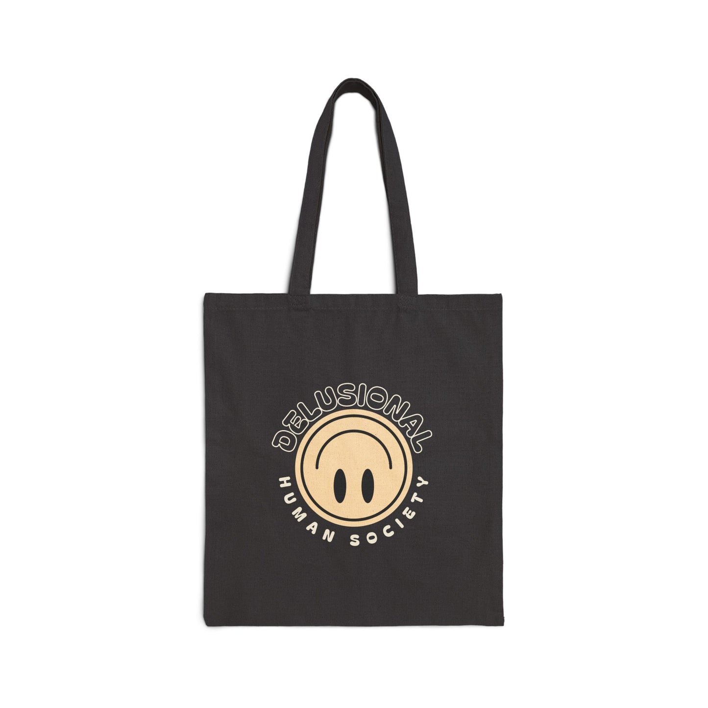 'Delusional Human Society' Cotton Tote Bag