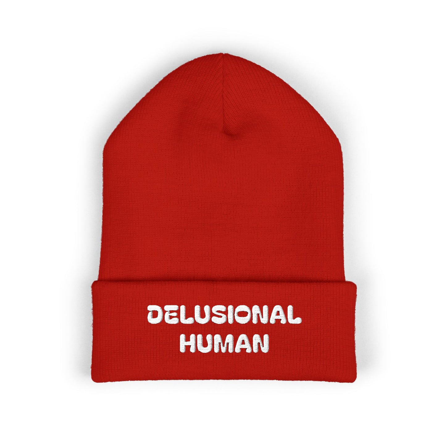 Delusional Human Cuffed Beanie