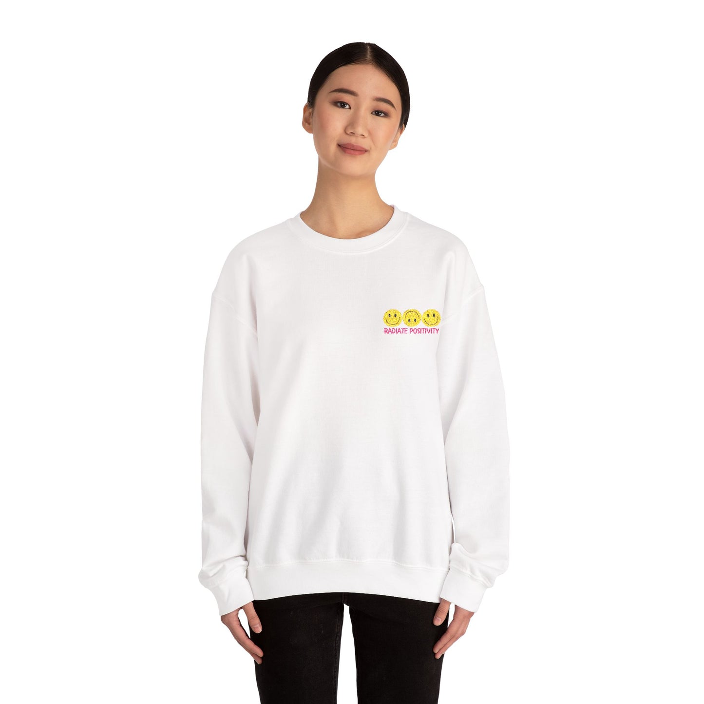 Radiate Positivity, Sunshine Theory Crewneck
