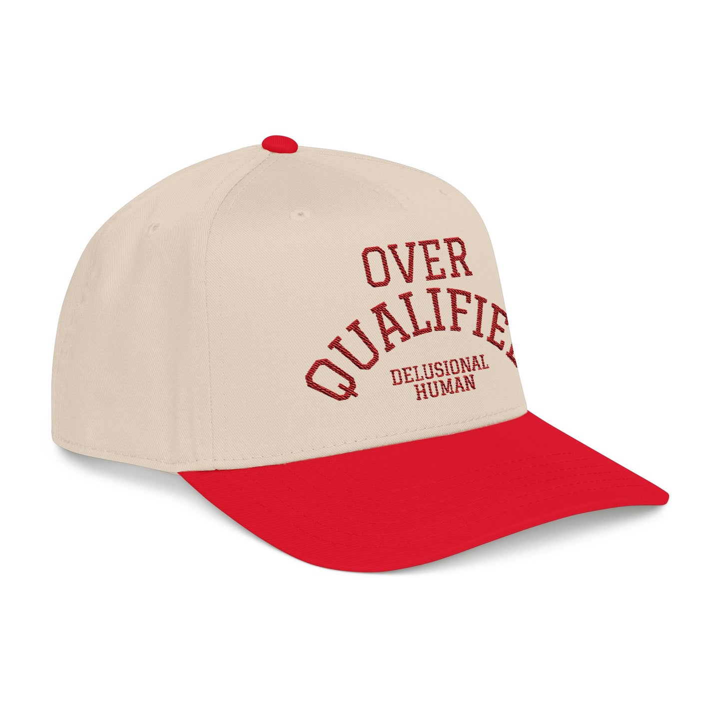 Embroidered- Over Qualified Baseball Cap