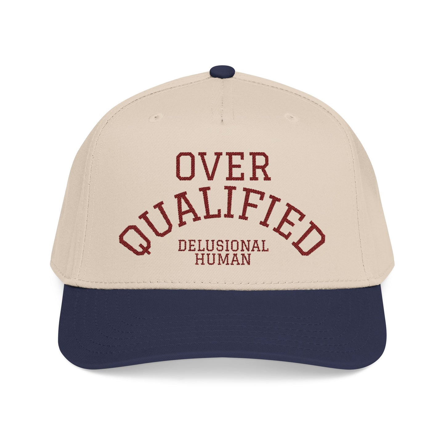 Embroidered- Over Qualified Baseball Cap