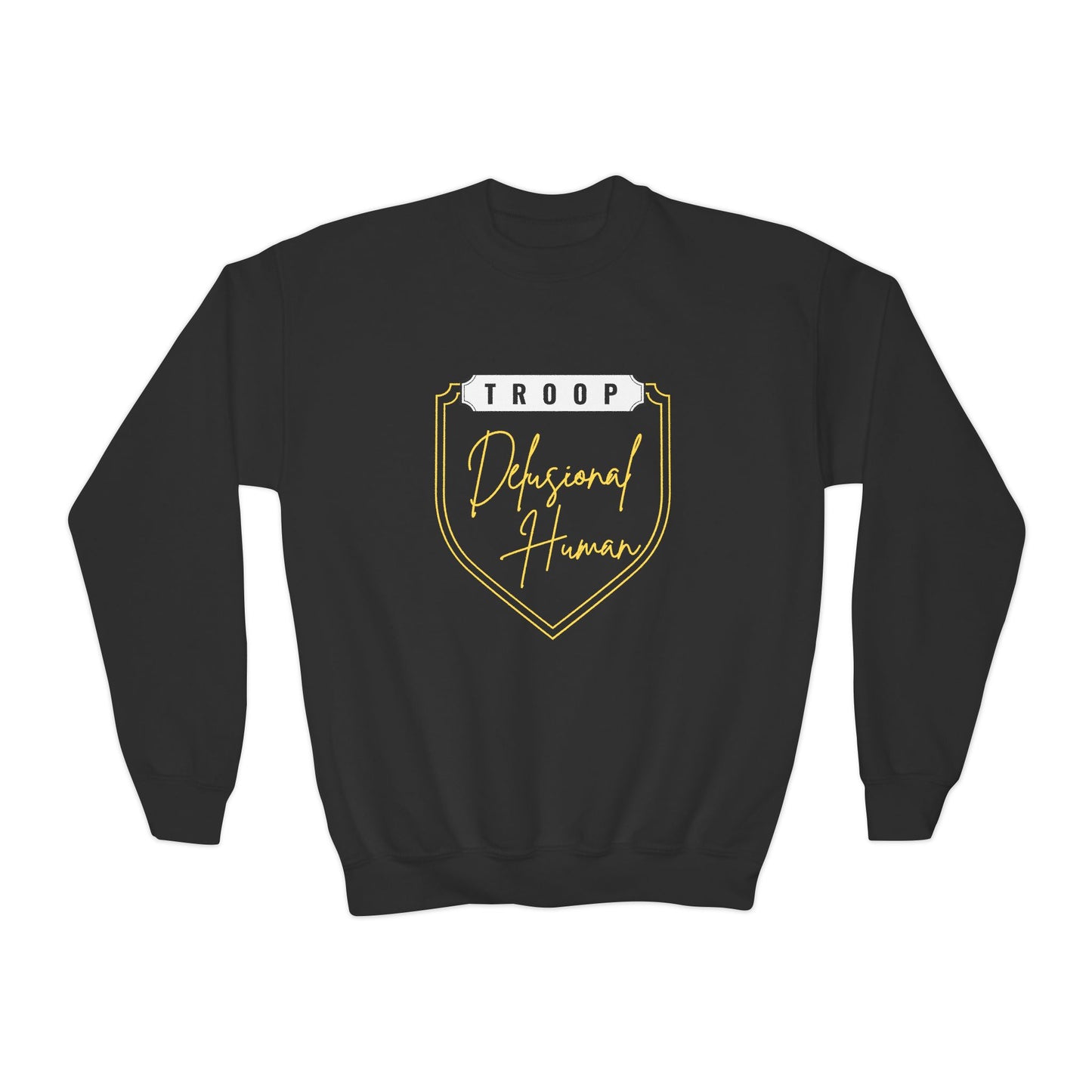 Youth Delusional Troop Leader Crewneck