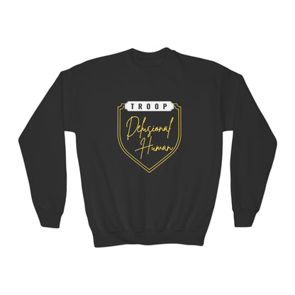 Youth Delusional Troop Leader Crewneck