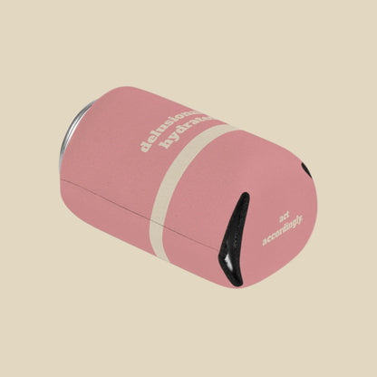 Insulated Coffee Sleeve: “delusional & hydrated.” and “professionally optimistic.”