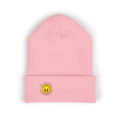Embroidered Delusional Human Society Beanie