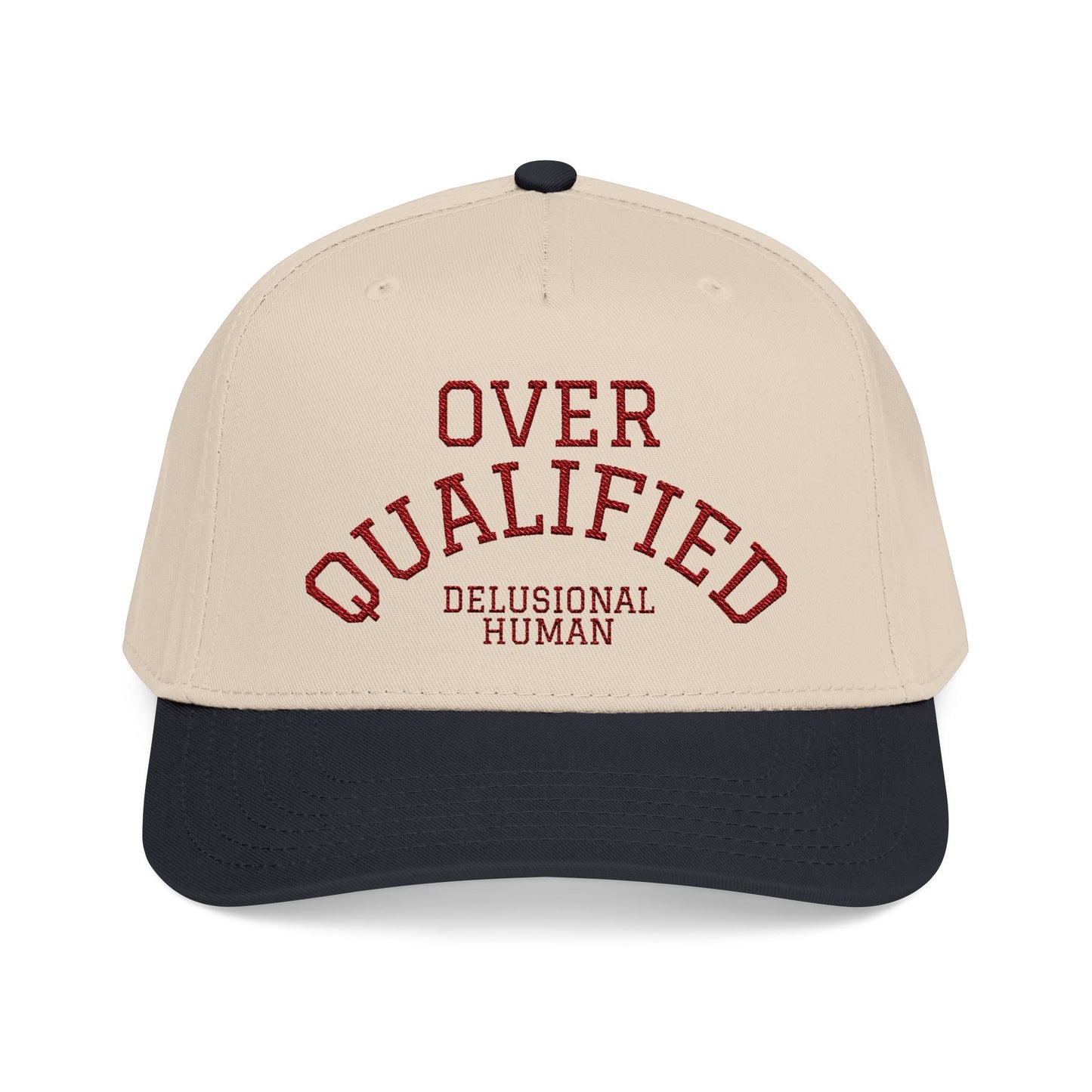 Embroidered- Over Qualified Baseball Cap