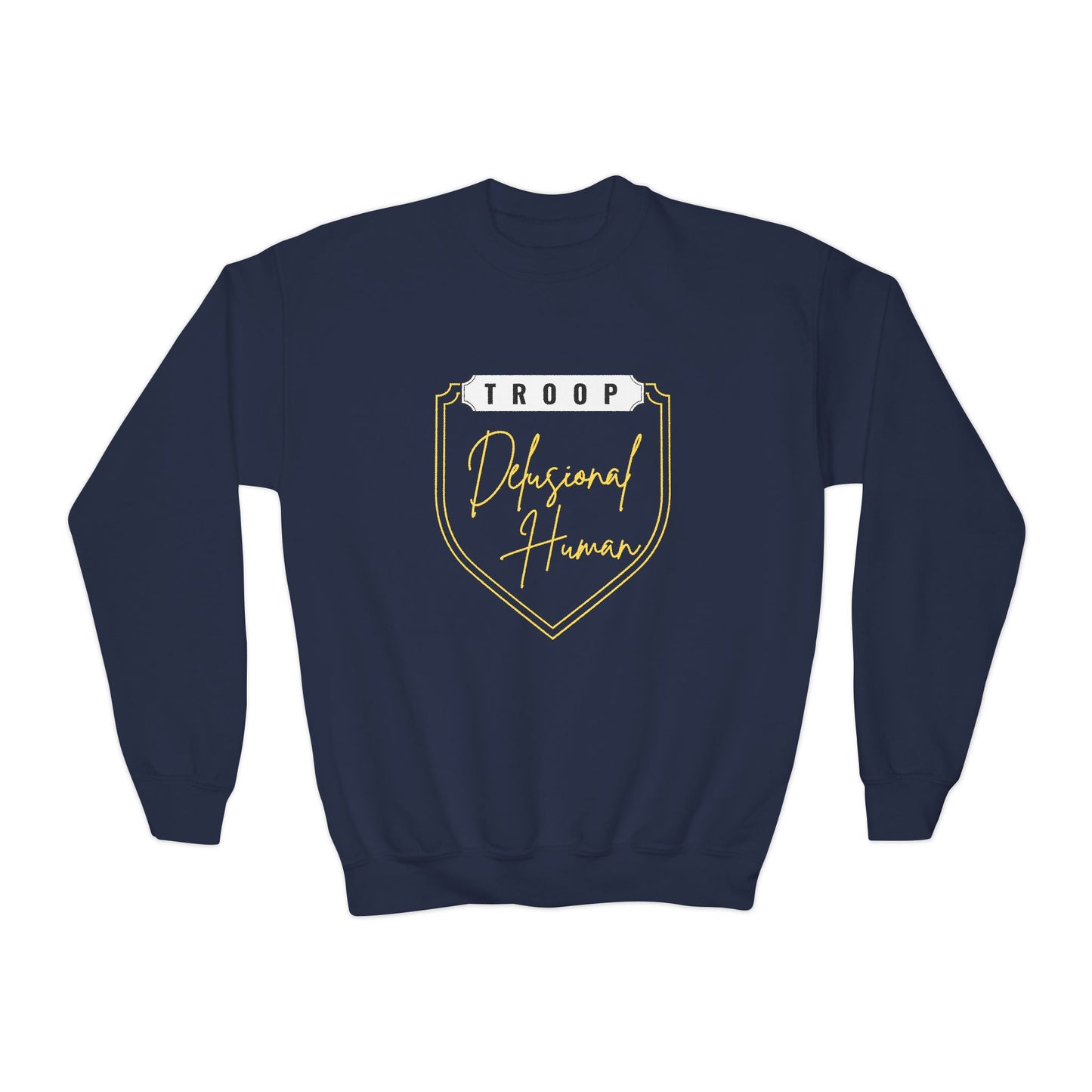 Youth Delusional Troop Leader Crewneck