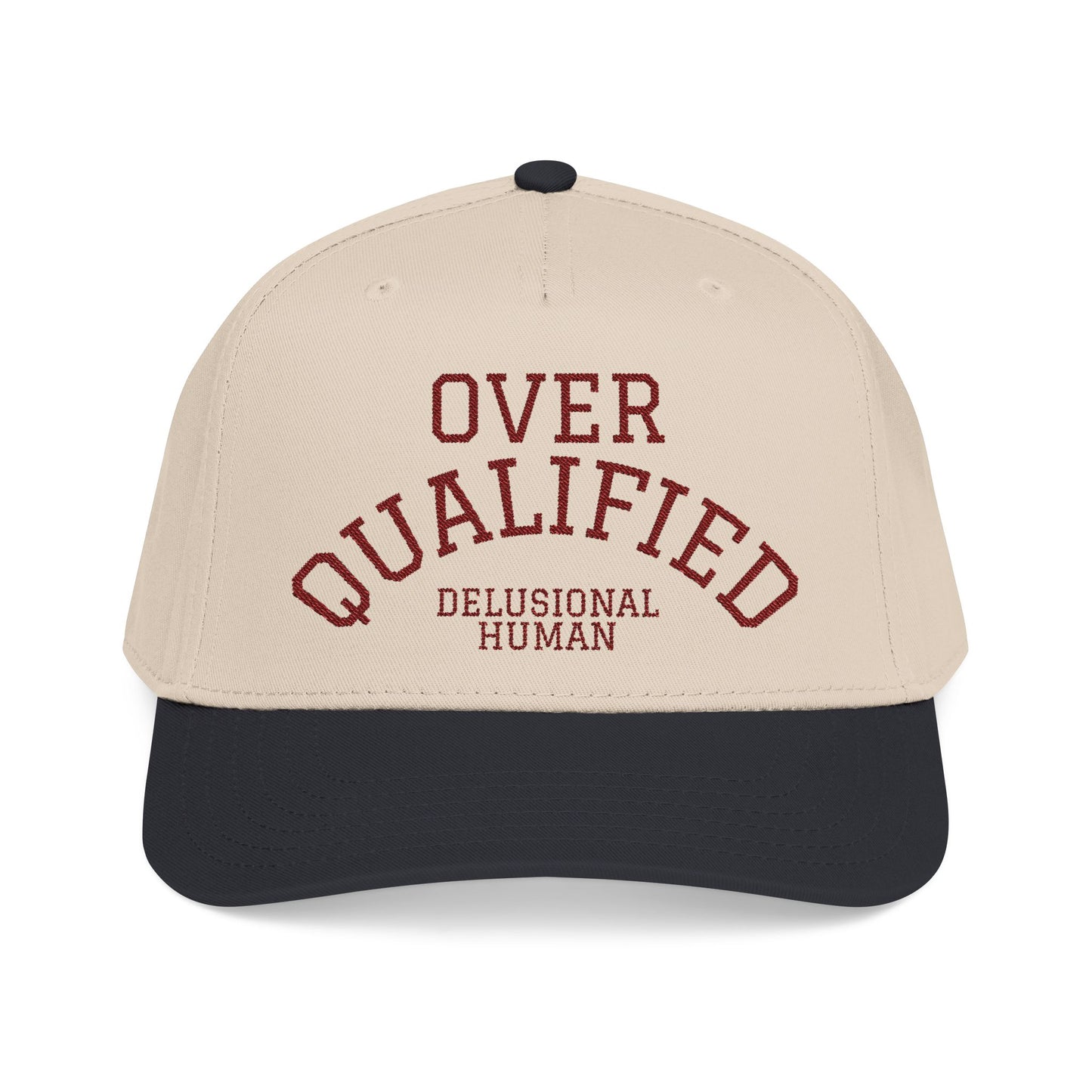 Embroidered- Over Qualified Baseball Cap