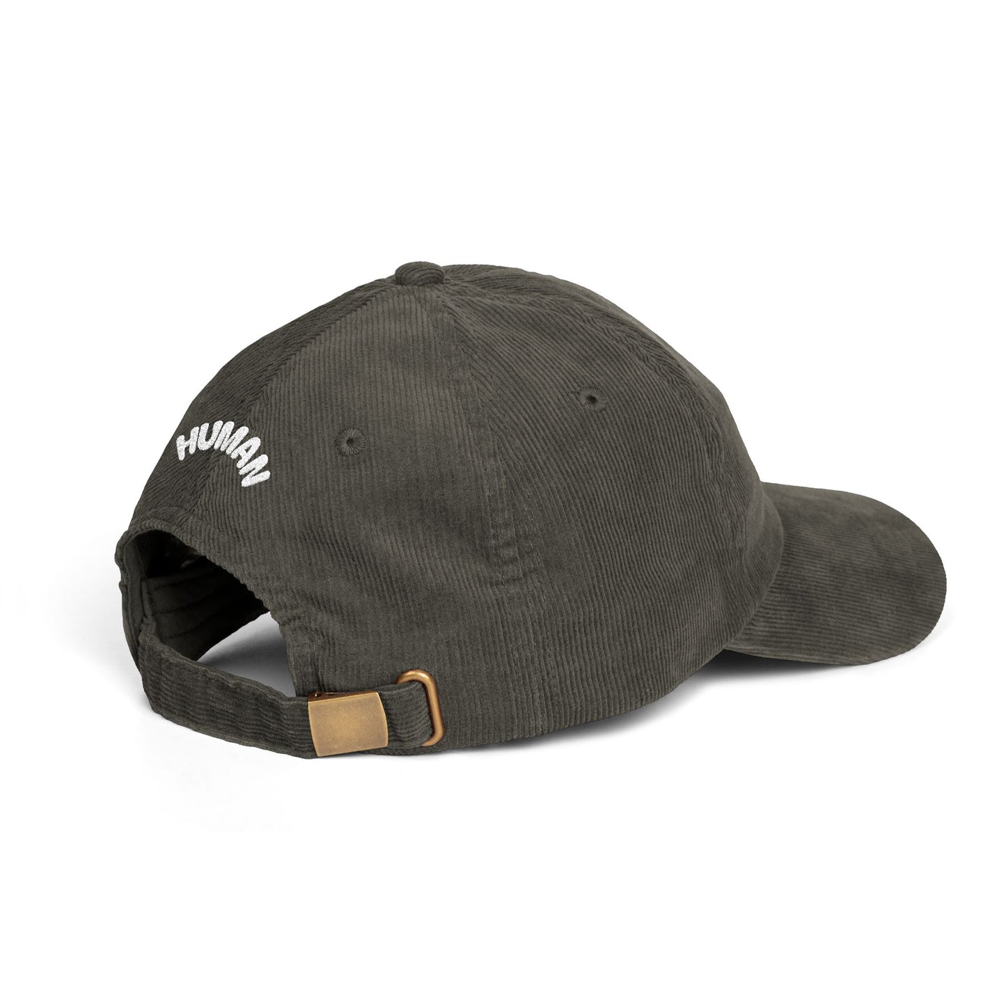 Delusion Front, Human Back Corduroy Cap (Embroidery)