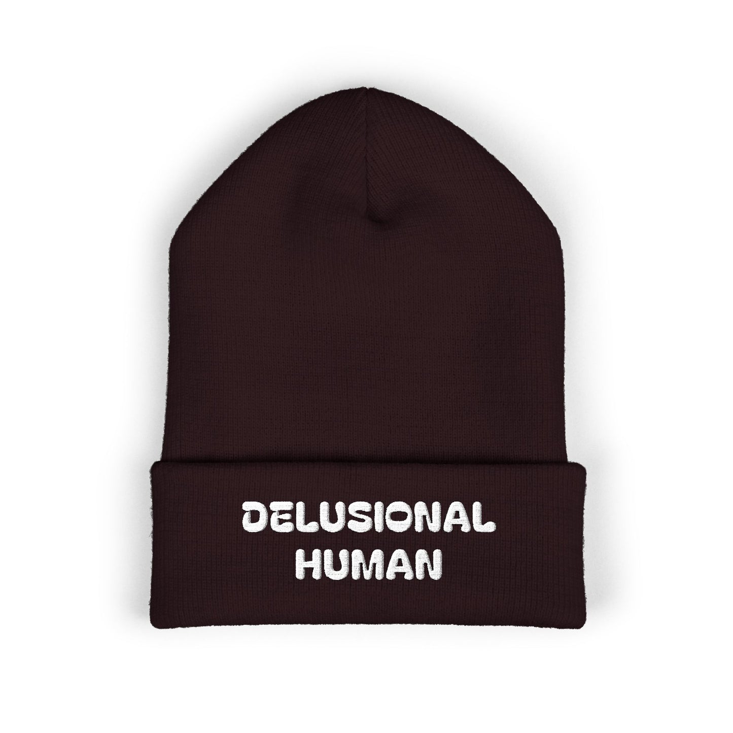 Delusional Human Cuffed Beanie