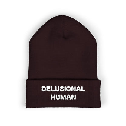 Delusional Human Cuffed Beanie