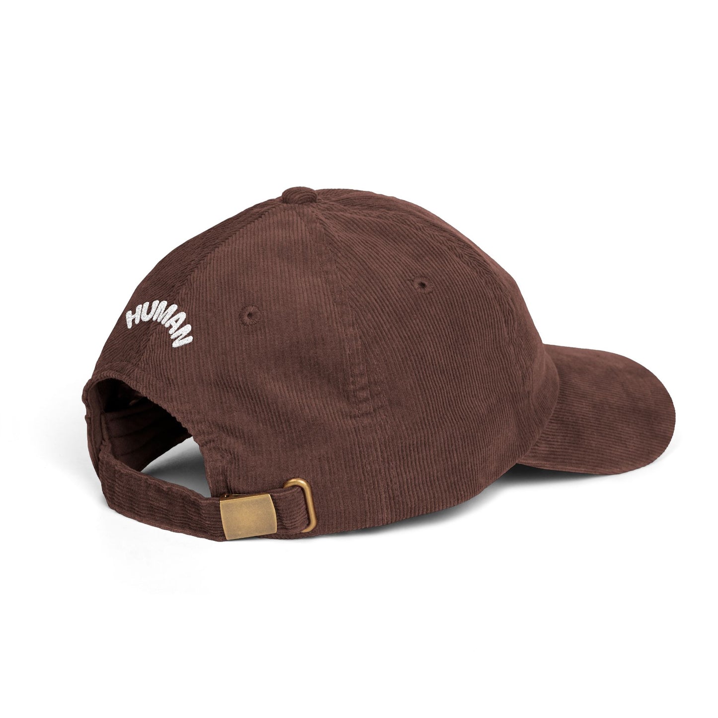 Delusion Front, Human Back Corduroy Cap (Embroidery)