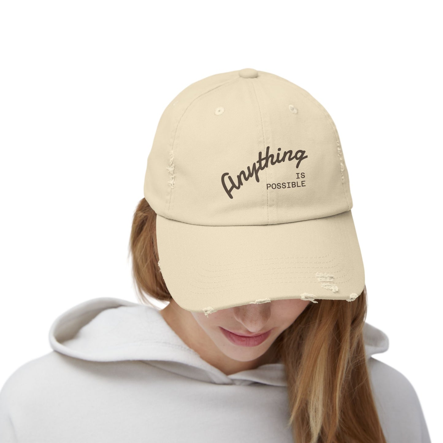 Anything Is Possible, Sunshine Theory Distressed Cap